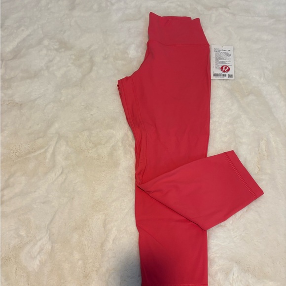 lululemon athletica Pants - Lululemon align high-rise pink glaze cropped leggings size 8 NWT